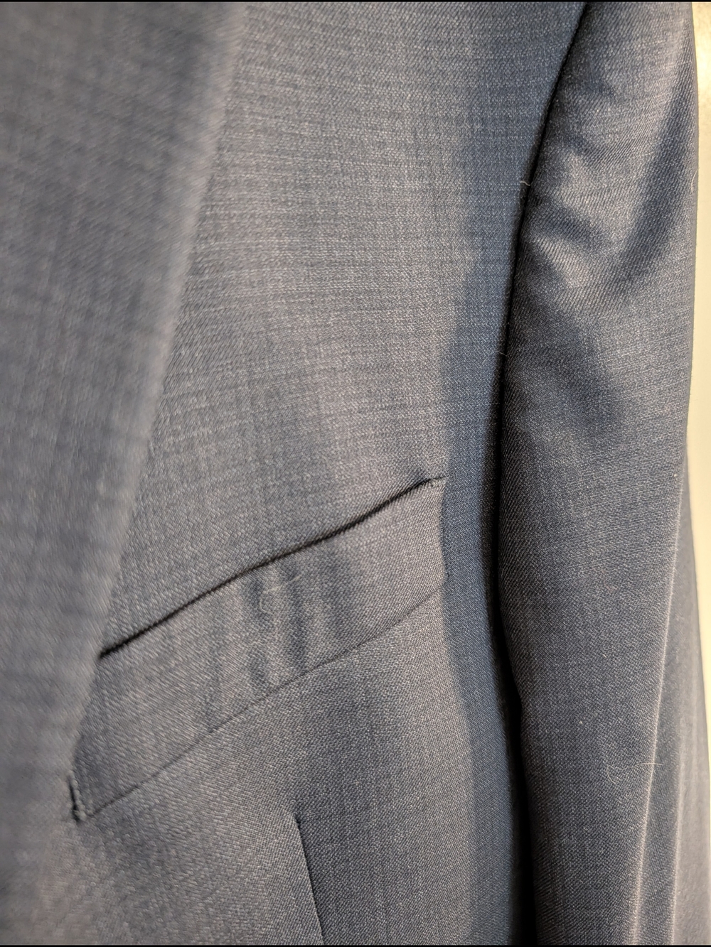 Jos. A. Bank Men's Dark Navy Textured Two-Button Suit - Picture 3 of 8